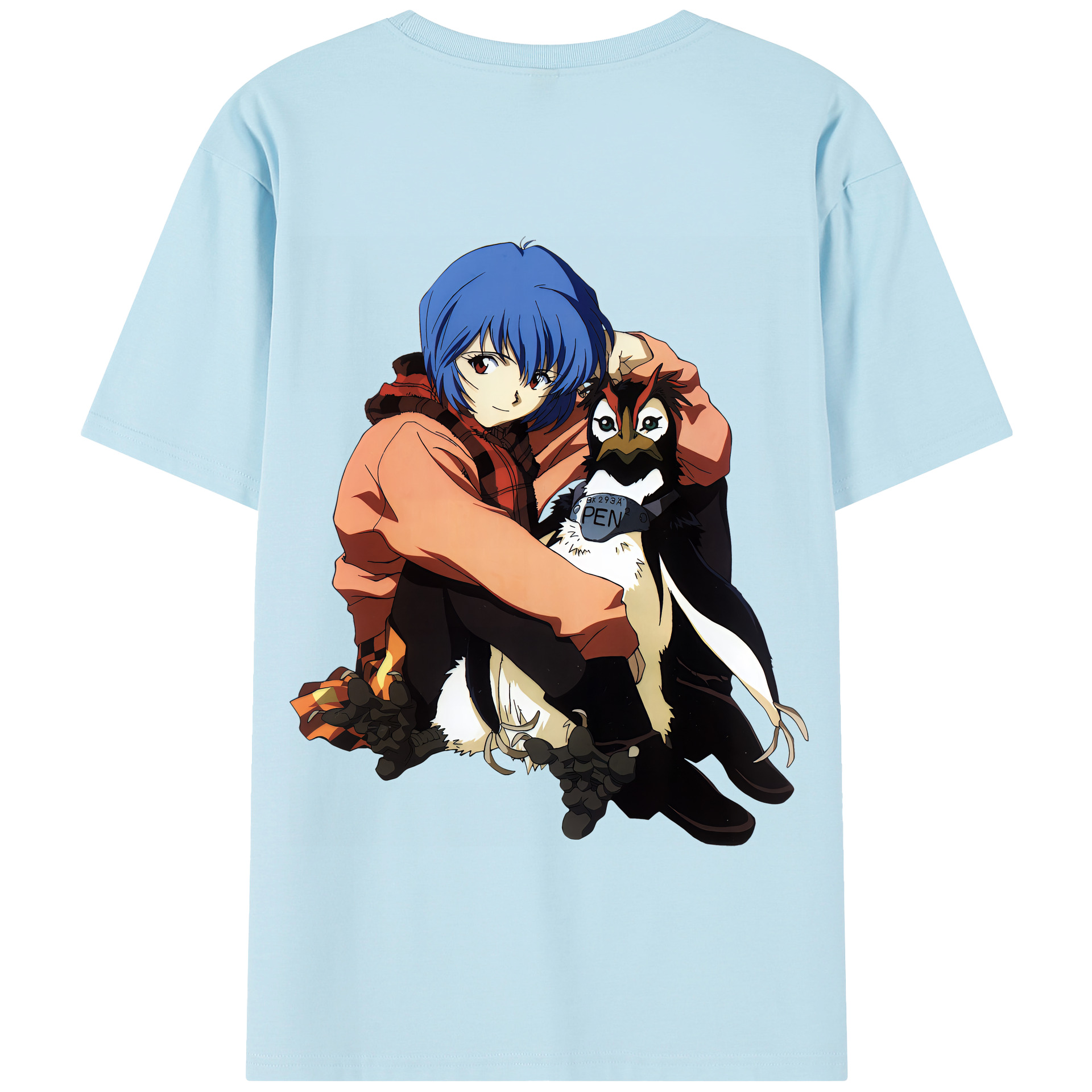（画像用） EVA 新世紀エヴァンゲリオン 綿100％半袖Tシャツ（背面プリント）